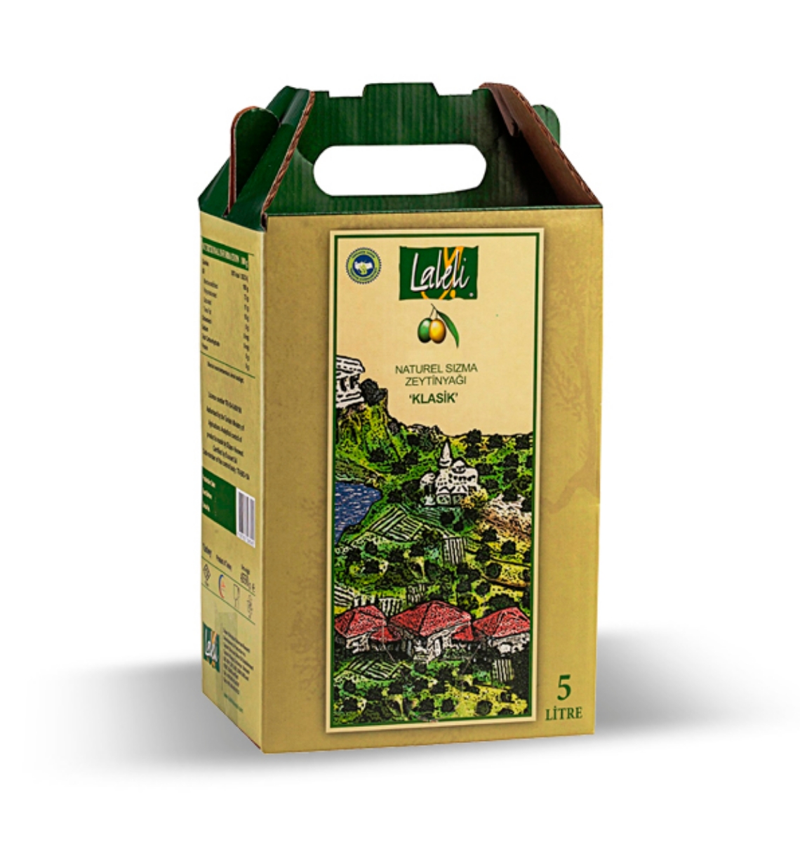 Klasik Naturel Sızma Zeytinyağı 5lt Bag in Box  resmi